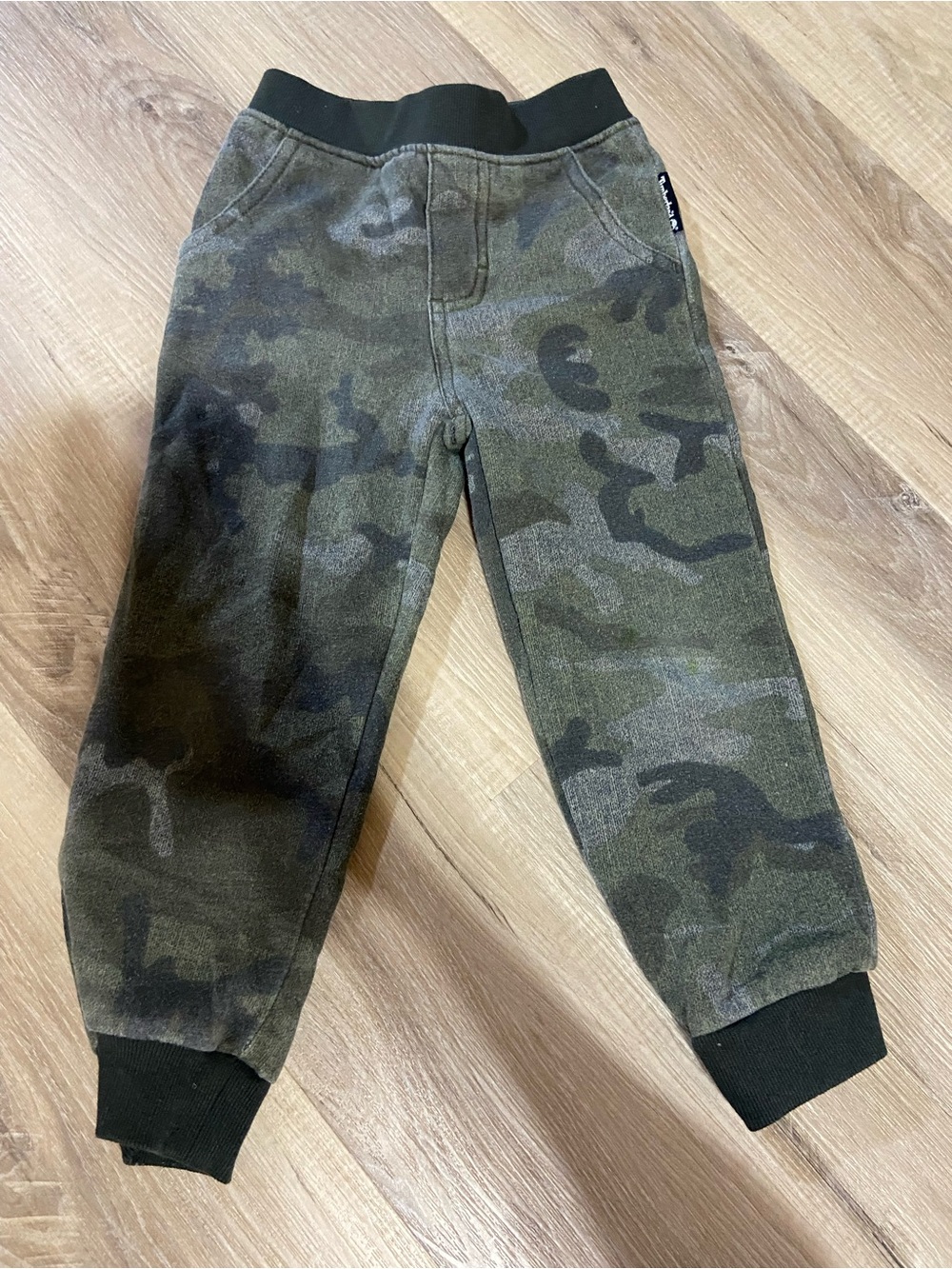 Timberland Olive Green Camo Kids Joggers